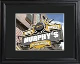 Anaheim Ducks Personalized Pub Print with Wood Frame
