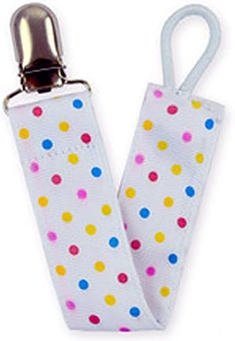 4 Pack Bernard Brown Pacifier Clip Leash Teething Ring Holder Great Baby Shower Gift - Unisex Colors