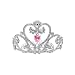 High Intencity Princess Collection Crystal Tiara
