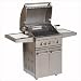 Search : Superb SBG Series 2501 Triple Burner Grill on Painted Cart with Rotisserie and Infared Rear Burner
