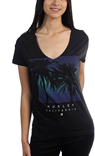 Hurley - Juniors Cali Palms V-Neck T-Shirt