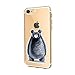 iPhone 7 Case Clear with Design, Swees Designer Pattern Case Cover, Colorful Cute Girly Case for Girls Women for Apple iPhone 7 4.7 inches Rose Gold, Bear