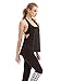 Centurions TeeDoc Women Loose Activewear Gym Sport Flowy Open Back Yoga Tank Top Shirt