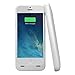 uNu Aero iPhone 5S Wireless Charging Battery Case - White