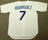 IVAN RODRIGUEZ Texas Rangers 1993 Majestic Cooperstown Throwback Home Baseball Jersey, XL
