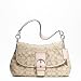 Coach Signature Soho Shoulder Bag/ Purse Khaki/ Blush F17093 MSRP$328