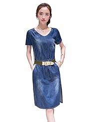 2015 Denim  Shirt Jumpsuit 