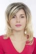 Blonde Per�cke mit schwarzen Unterhaar Wig GFW1016-24BR6