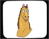 Decorated Mouse Pad with confused, horse, animal, perplexed