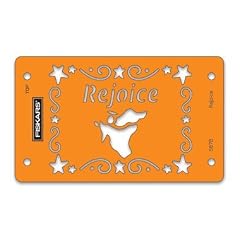 Fiskars CardBoss Schablone Rejoice