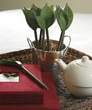 7 Leaf Pens in Metal Container