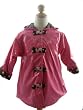 Corky Snap-Up Pink Raincoat with Bows & Polka Dots