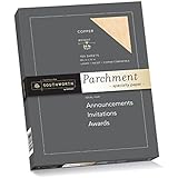 Southworth Colors + Textures Fine Parchment Paper, 24#, 8.5 x 11Inches Inches, Copper, 100 per Pack (P894CK)