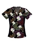 Cherokee 6875C Women's Disney Cotton Flexibles Print Scrub Top