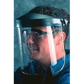 Fisherbrand Polycarbonate Faceshield; Large 8 in. H (20.3cm); Molded Polycarbonate Window: Industrial &amp; Scientific
