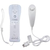 White Remote (Built-in MotionPlus) And Nunchuck Controller For Wii Plus AGPtek USB 2.0 All-in-one Card Reader