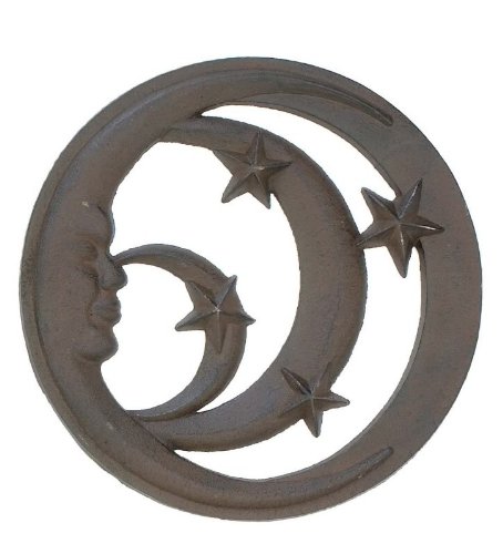 Moon Stars Plaque Garden Patio Sun & Moon Decor New