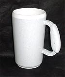 Colored Plastic Mugs - Grey - Set of 4