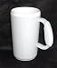 Colored Plastic Mugs - Grey - Set of 4