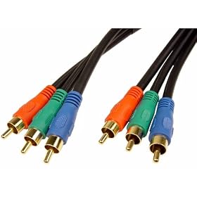 Cables Unlimited AUD-1370-12 12 Feet RCA Component Video Cable by Cables Unlimited