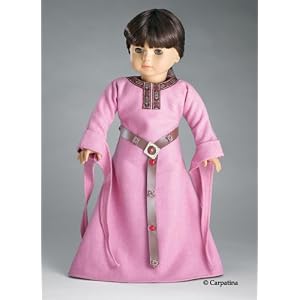 English Princess Medieval Doll Dress and Jeweled Leather Belt ~ Fits 18 American Girl... by Girlfriends Collection Carpatina Dolls