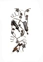 CBK Home Grapevine Handpainted Metal 6-Bottle Wall Wine Rack