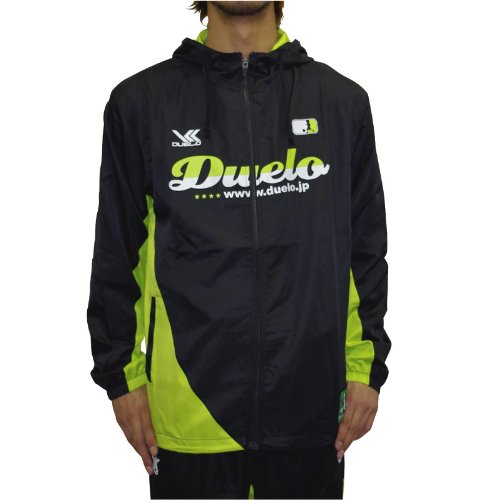 DUELO デュエロ ウインド ZIP PARKA 0243 ブラック/ライム