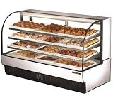 DISPLAY CASES - CURVED GLASS DISPLAY CASE - COLD DELI
