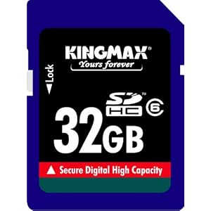 【クリックで詳細表示】KINGMAX SDHCカード class6 32GB 永久保証 KM-SDHC6X32G