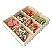 LWR CRAFTS Wooden Mini Clothespins 6 Styles 48 Pieces in Box