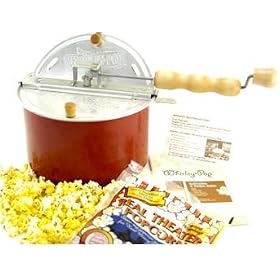 Wabash Valley Farms, Whirley-Pop Popcorn Popper - White Retail Packaging