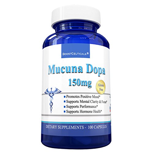 Dopa Mucuna 150mg 100 Capsules by BoostCeuticals