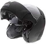 Daytona Eclipse Dull Black With Retractable Inner Smoke Shield Helmet