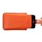 Chelsea Slip in Leather Case for iPhone 4G/4S-Hot Orange