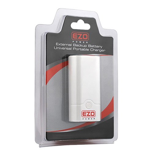 Flashlight5200mahwhite External  Power Charger  Size Battery Bank Prepaid Iphone Pocket Capacity Pack