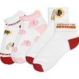 Washington Redskins Women's 3-Piece Sock Pack