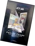 27x40 Movie Poster Frame Strong Pressboard Backing Black Vinyl Edges 27 X 40 Poster Frame