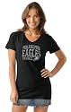 Philadelphia Eagles Women's Tri Blend V Neck T-Shirt- by Alyssa Milano