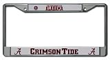 NCAA Alabama Crimson Tide Script A Chrome License Plate Frame