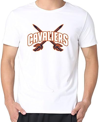 100% Cotton Man Virgina Cavaliers T-shirt White