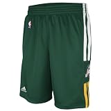 Utah Jazz Green 2011-2012 On-Court Pre-Game Warm-Up Shorts