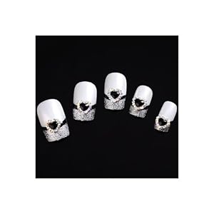 Come 2 Buy - 10 PCS Bling Bling RAINBOW BLACK HEART Alloy 3D Rhinestone Gem Design For Nail Art Cell Phone Case Invitation Cards Decorations D cor Come 2 Buy - 10 PCS Bling Bling RAINBOW BLACK HEART Alloy 3D Rhinestone Gem Design For Nail Art Cell Phone Case Invitation Cards Decorations D cor