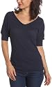 Eyeshadow Juniors' Dolman Sleeve V-Neck Top