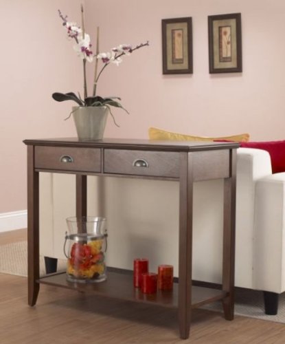 Foremost CSH10222-FMCD Sheridan Console Table, Walnut