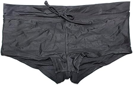 Arizona Women's Boy Shorts Swim Bottom Separates (Medium, Black)