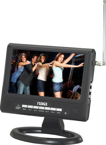 Naxa NTD-9566 9-Inch Widescreen Digital LCD Television with FM Radio