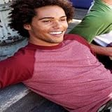 HYP Long Sleeve Heathered Baseball T-Shirt