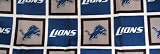 Detroit Lions NFL Fabric Shower Curtain (72"x72")