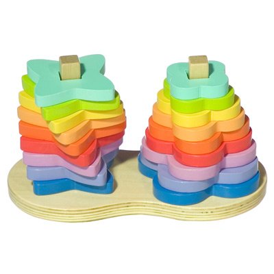 Educo Double Rainbow Stacker 41KcnhDUR8L Educo Double Rainbow Stacker