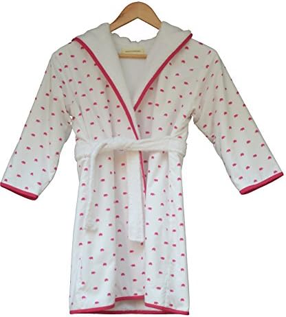 Elephant Dotty Organic Cotton Robe/Cover Up T4